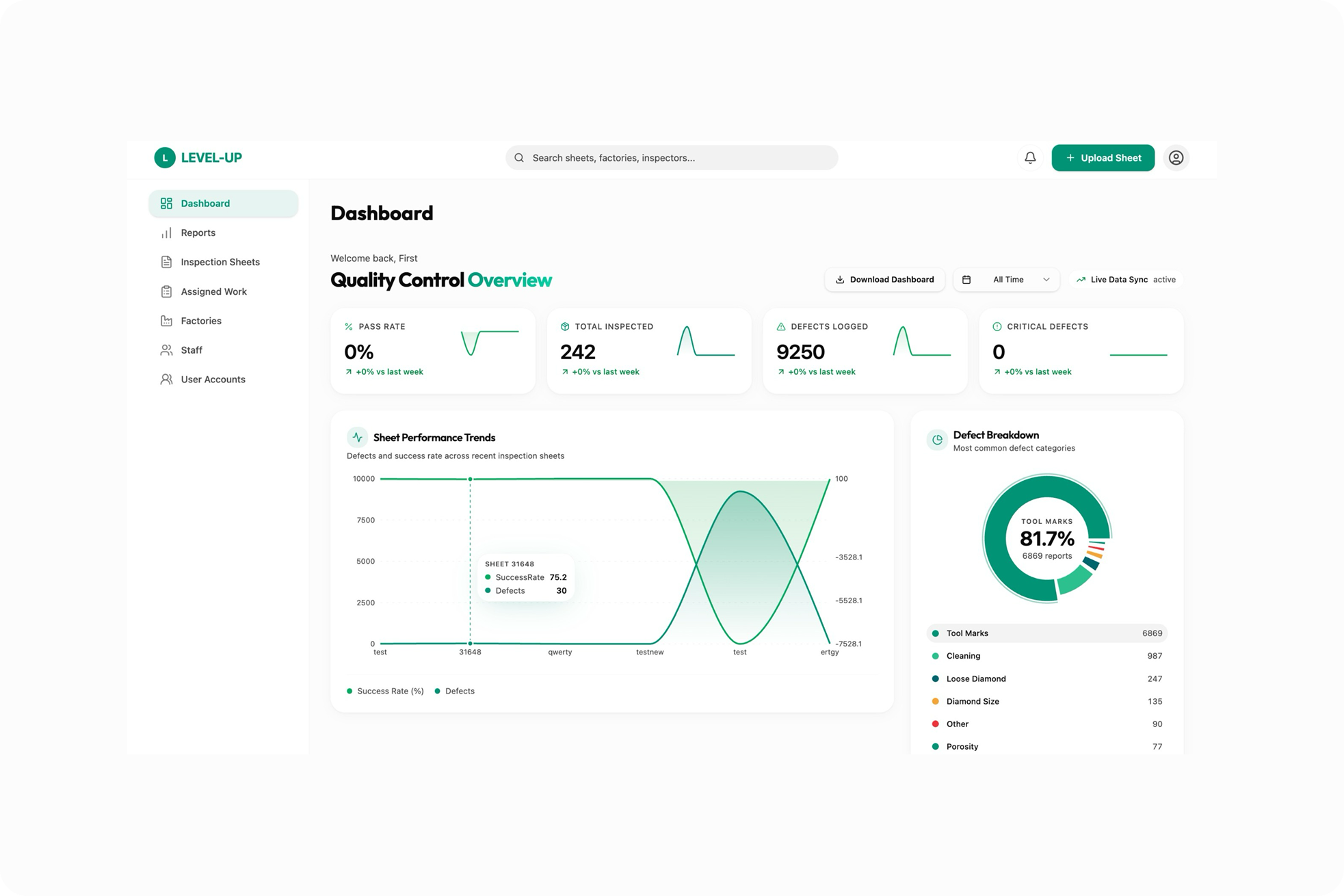 Jewelry QC Platform project banner
